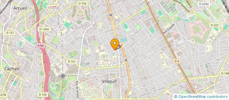 localisation de l'entreprise ADNOJE à VILLEJUIF
