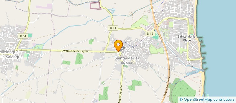 localisation de l'entreprise ADO  SAINTE-MARIE-LA-MER