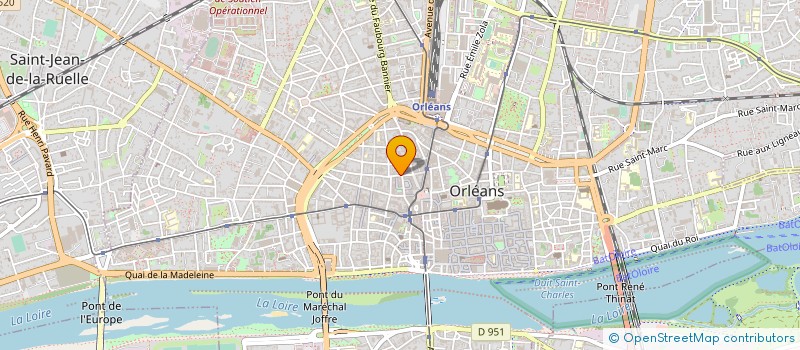 localisation de l'entreprise ADO à ORLEANS
