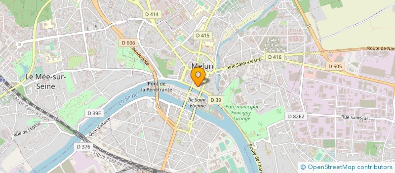 localisation de l'entreprise ADO 77 à MELUN