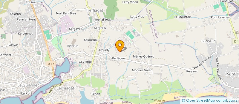 localisation de l'entreprise ADO  TREFFIAGAT