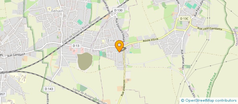 localisation de l'entreprise ADO EN FOLIE à ERRE