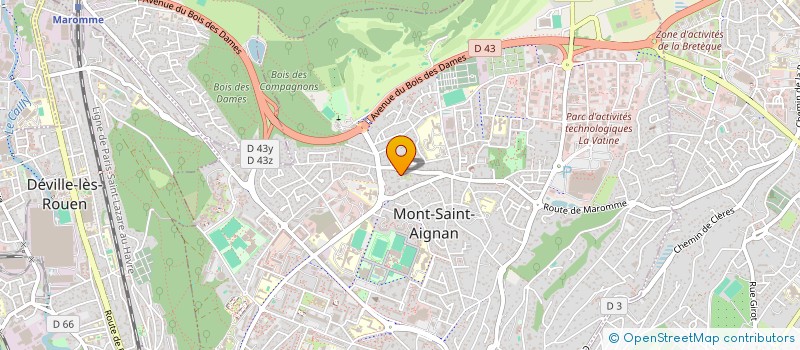 localisation de l'entreprise ADOBE  MONT-SAINT-AIGNAN