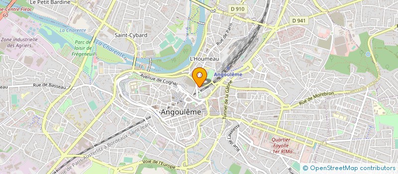 localisation de l'entreprise ADOBE ARCHITECTES à ANGOULEME