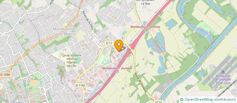 localisation de l'entreprise ADOBIS GROUP à MONTBONNOT-SAINT-MARTIN