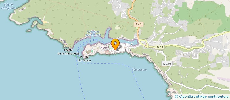 localisation de l'entreprise ADOC à BONIFACIO