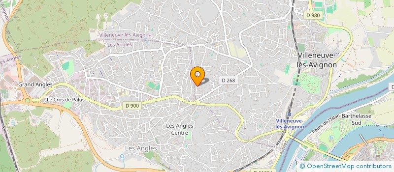 localisation de l'entreprise ADOC IMMO  VILLENEUVE-LES-AVIGNON