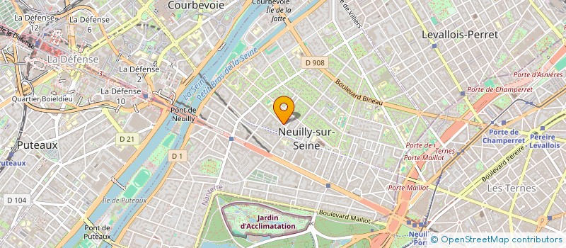 localisation de l'entreprise ADOCE à NEUILLY-SUR-SEINE