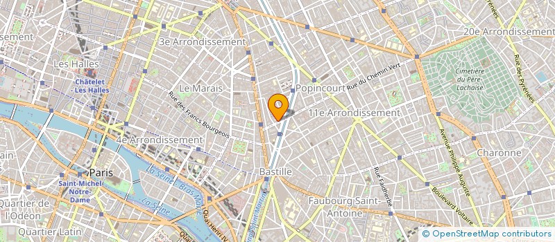 localisation de l'entreprise ADOCOM RP - AGENCE DOGNIN COMMUNICATION à PARIS