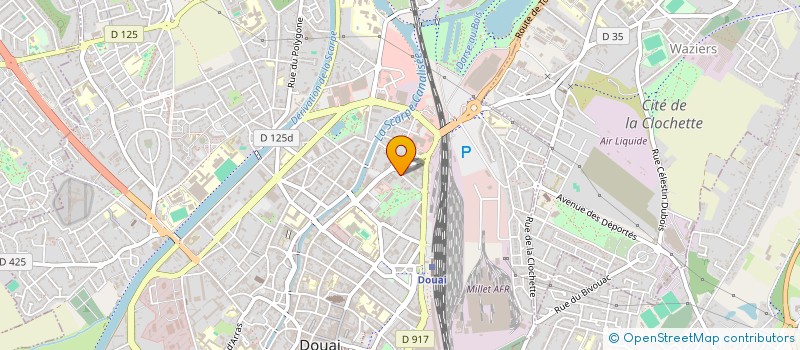 localisation de l'entreprise ADOFIP à DOUAI