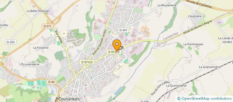 localisation de l'entreprise ADOFRET DISTRIBUTION  COUTANCES