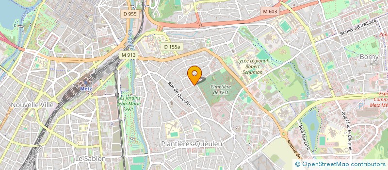 localisation de l'entreprise ADOGA  METZ