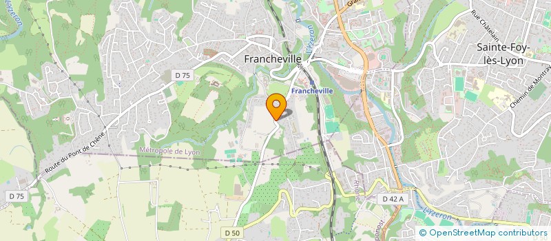 localisation de l'entreprise ADOKI à FRANCHEVILLE