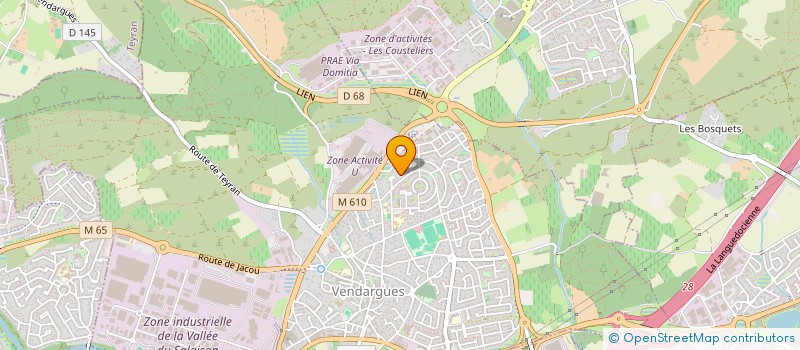 localisation de l'entreprise ADOLAN à VENDARGUES