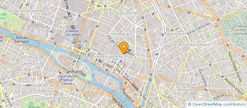 localisation de l'entreprise ADOLFO DOMINGUEZ SARL  PARIS