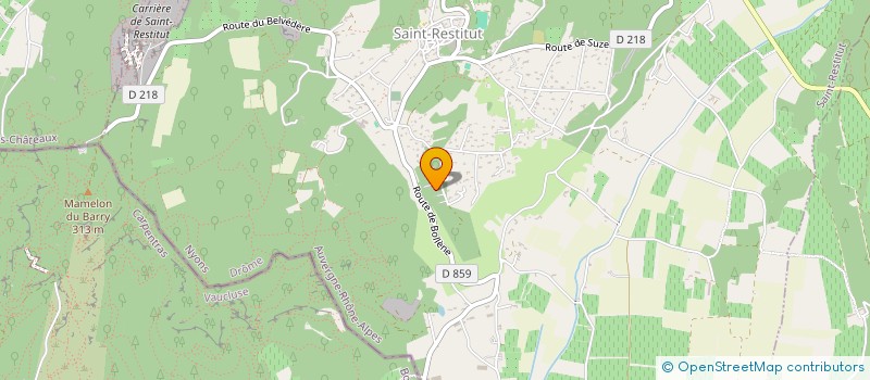 localisation de l'entreprise ADOLINE  SAINT-RESTITUT