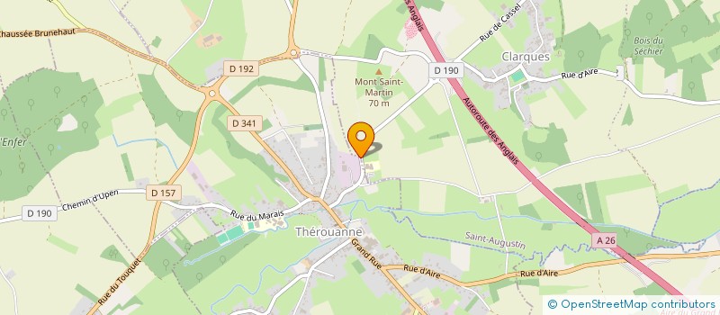 localisation de l'entreprise ADOLPHE & MONIQUE  THEROUANNE