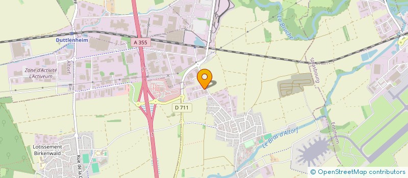 localisation de l'entreprise ADOM  DUPPIGHEIM