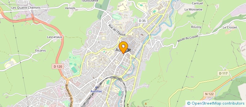 localisation de l'entreprise ADOM AURILLAC à AURILLAC