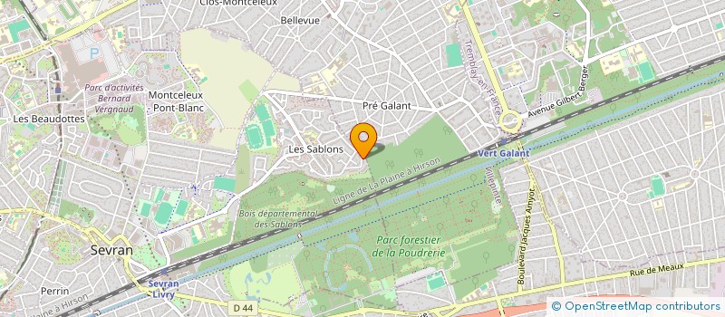 localisation de l'entreprise ADOM NET à SEVRAN