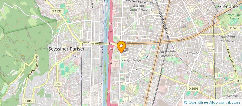 localisation de l'entreprise ADOM POUR VOUS à GRENOBLE