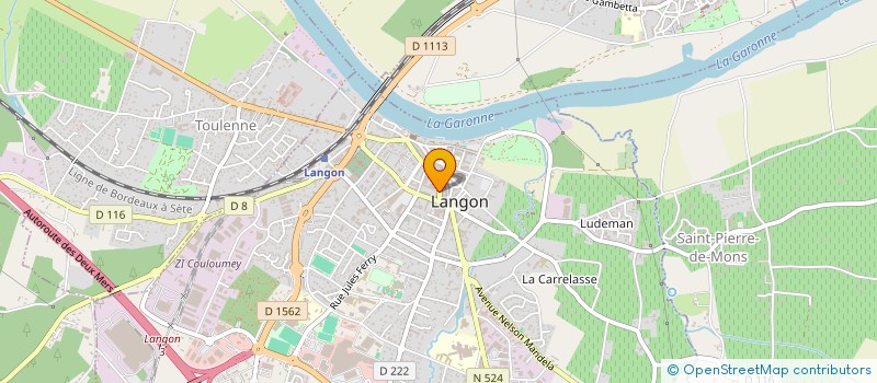localisation de l'entreprise ADOM PRO à LANGON