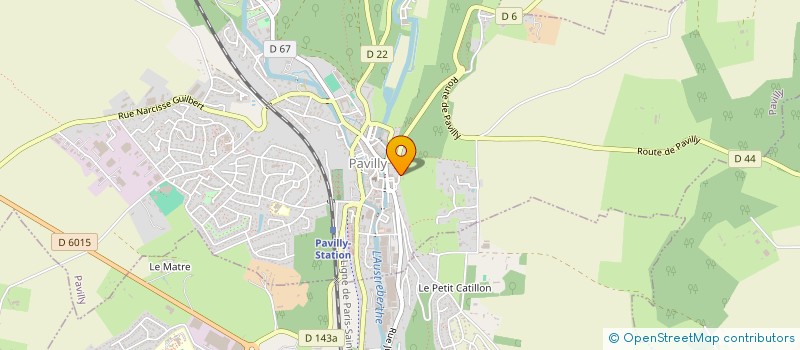 localisation de l'entreprise ADOMECO  PAVILLY