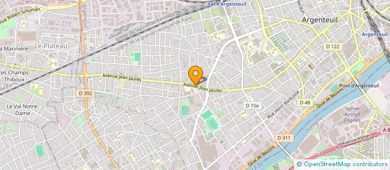 localisation de l'entreprise ADOMI  ARGENTEUIL