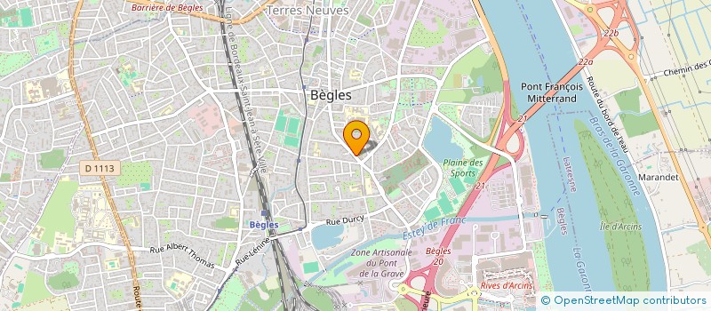 localisation de l'entreprise ADOMI BEGLES à BEGLES