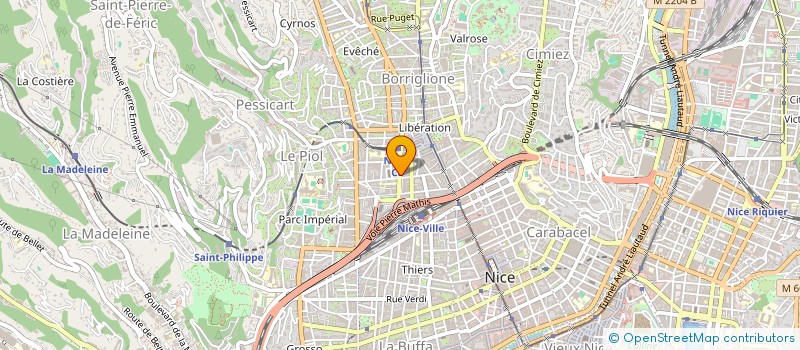 localisation de l'entreprise ADOMI SERVICES à NICE