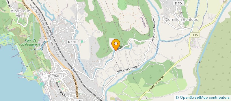 localisation de l'entreprise ADOMI25  SAINT-CHAMAS