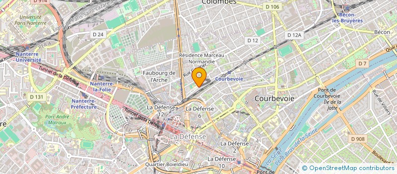localisation de l'entreprise ADOMIA à COURBEVOIE