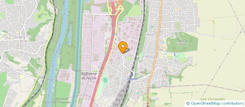 localisation de l'entreprise ADOMICLIM'  FEYZIN