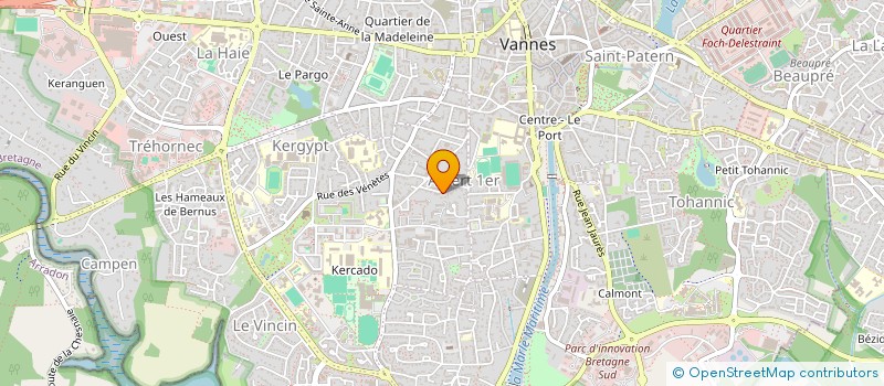 localisation de l'entreprise ADOMIDEP à VANNES