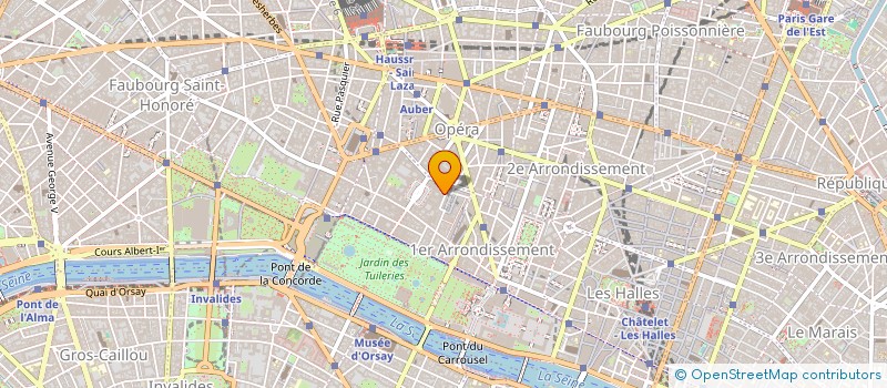 localisation de l'entreprise ADOMIS à PARIS