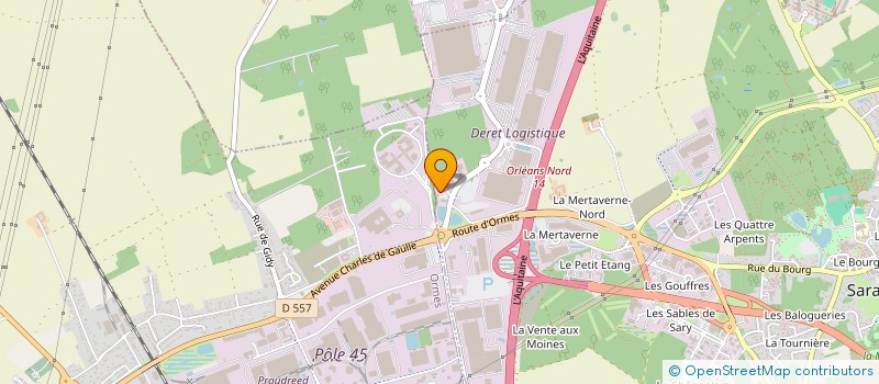 localisation de l'entreprise ADOMIX  SARAN