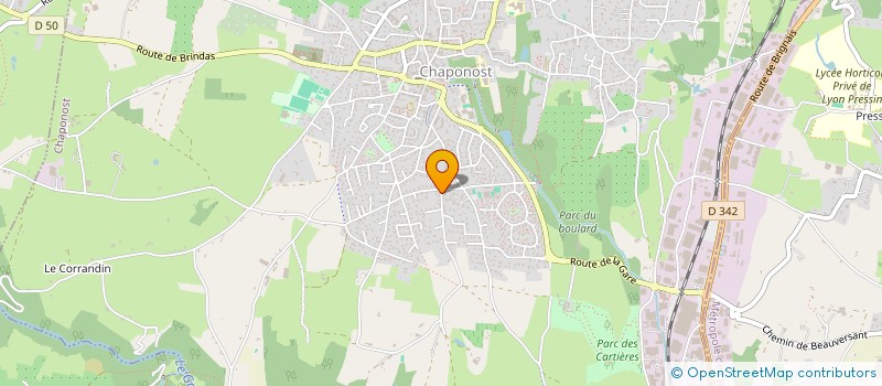 localisation de l'entreprise ADOMPC PRO à CHAPONOST