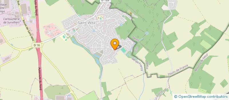 localisation de l'entreprise ADOMSERV  SAINT-WITZ