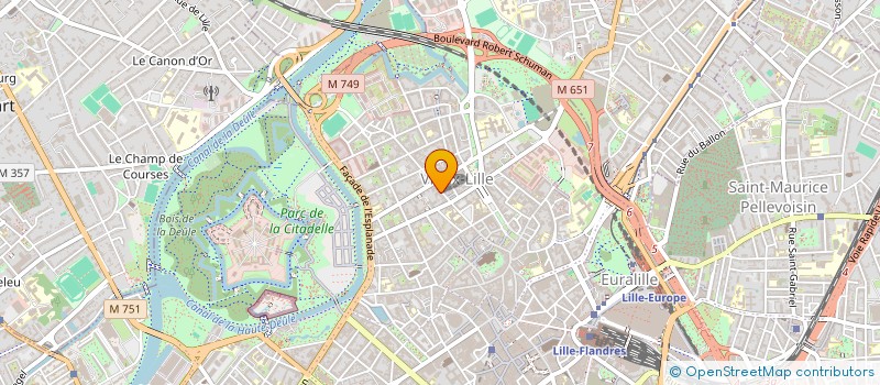 localisation de l'entreprise ADOMUS à LILLE