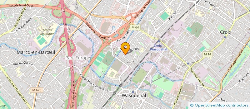 localisation de l'entreprise ADOMUS à WAMBRECHIES