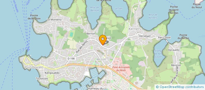 localisation de l'entreprise ADOMUS à VANNES
