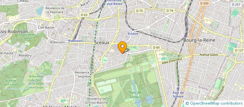 localisation de l'entreprise ADONAI à SCEAUX