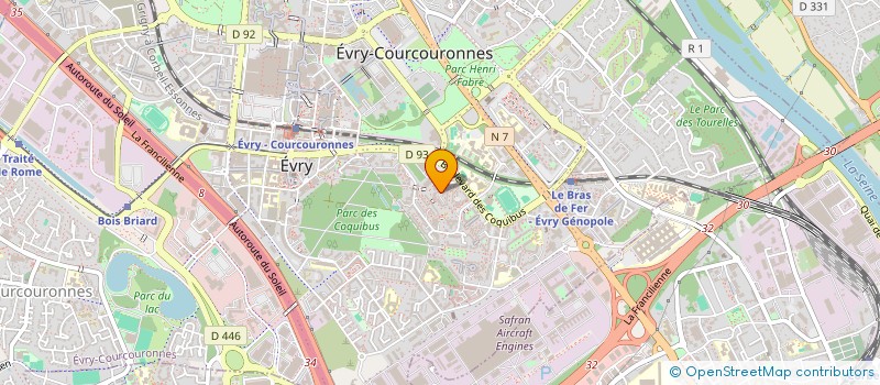 localisation de l'entreprise ADONAI  EVRY-COURCOURONNES