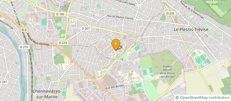 localisation de l'entreprise ADONAI NETTOYAGES SERVICES à CHAMPIGNY-SUR-MARNE