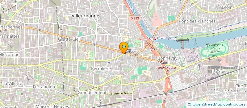 localisation de l'entreprise ADONE CONFORT  VILLEURBANNE