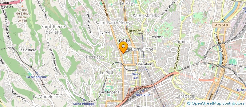 localisation de l'entreprise ADONI AZUR IMMO à NICE