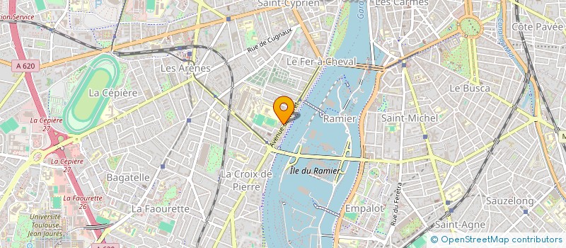 localisation de l'entreprise ADONIS 315 à TOULOUSE