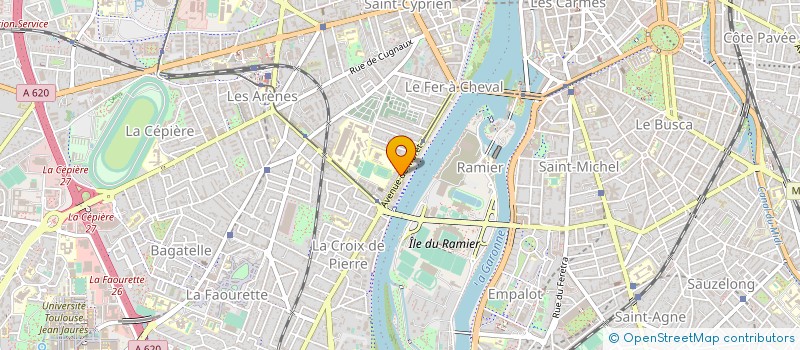 localisation de l'entreprise ADONIS à TOULOUSE