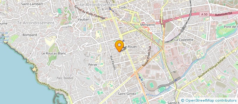 localisation de l'entreprise ADONIS à MARSEILLE