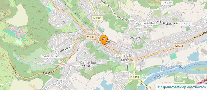 localisation de l'entreprise ADONIS  CHATEL-SAINT-GERMAIN